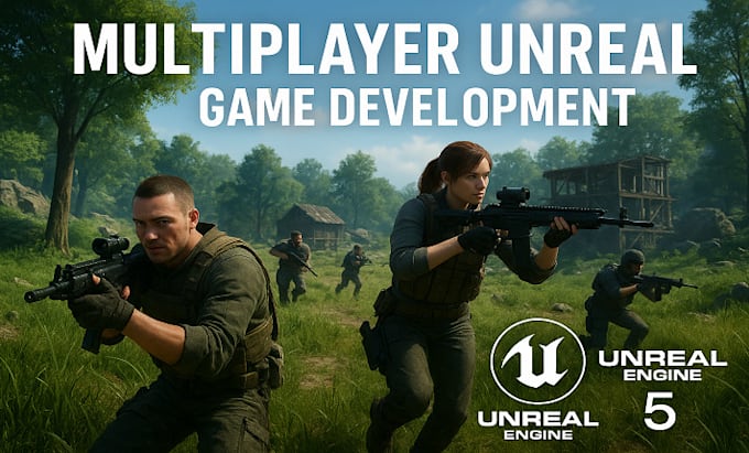 multiplayer unreal engine game development, unreal engine 5, unreal engine game