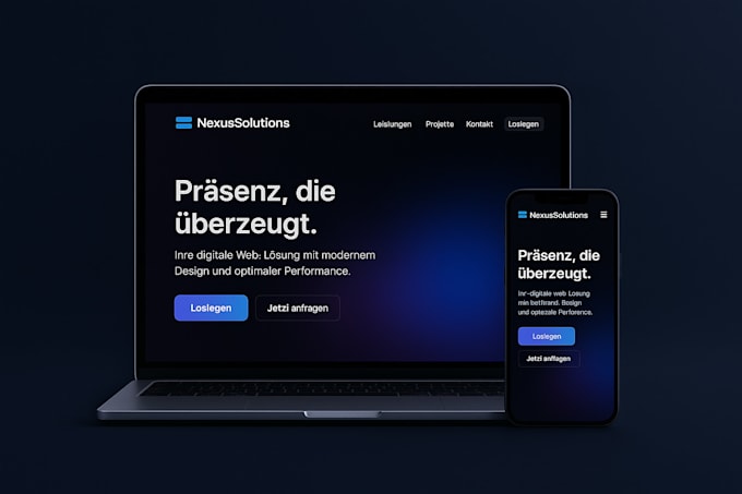 create a full website