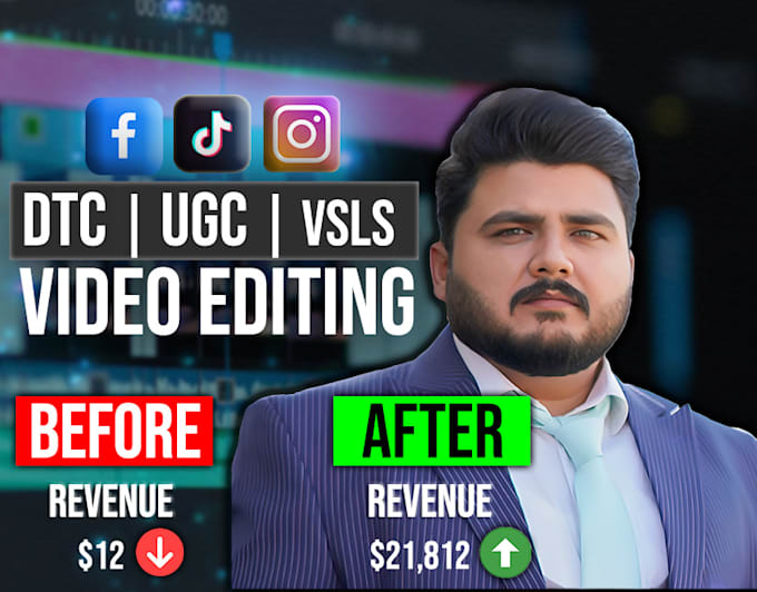 create ROI boosting facebook video ads, ugc, dtc creatives