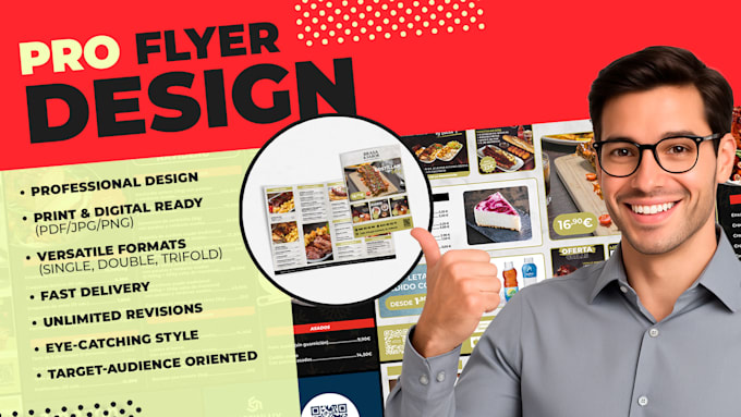create professional flyers for print and social media