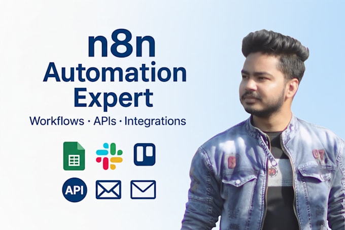 create advanced n8n automations, workflows, and API integrations for your