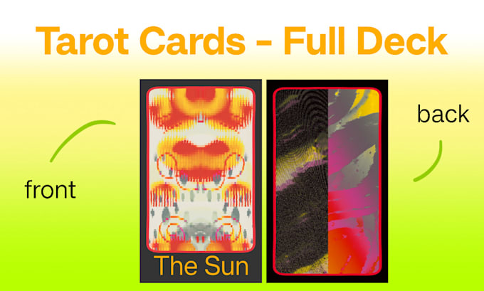 make a full deck of tarot cards