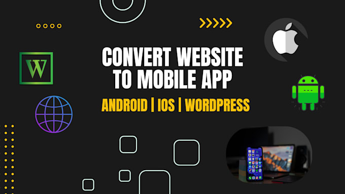 convert website to android app and ios app using webview app