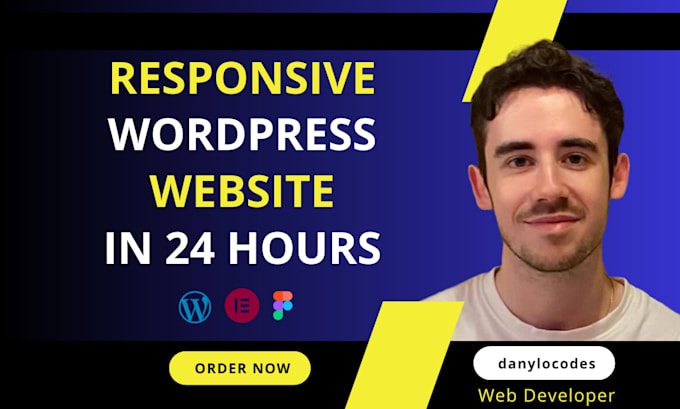 create a one page wordpress website in 24 hours