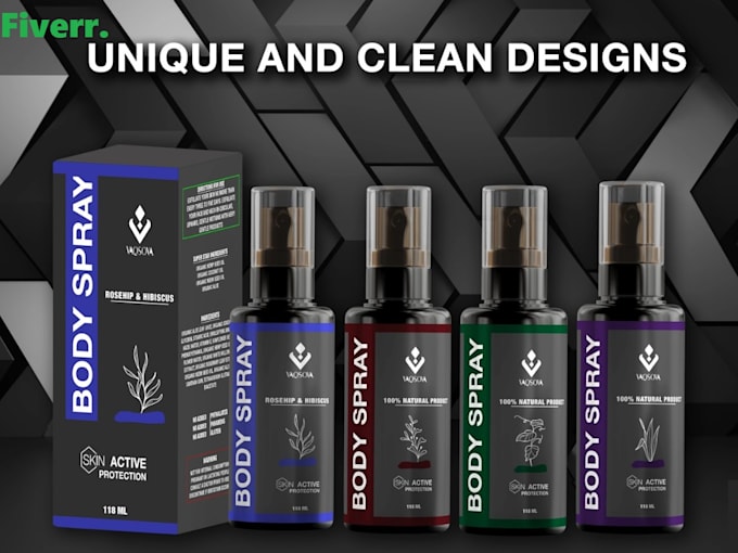 create luxury cosmetic, skin care label and packaging design