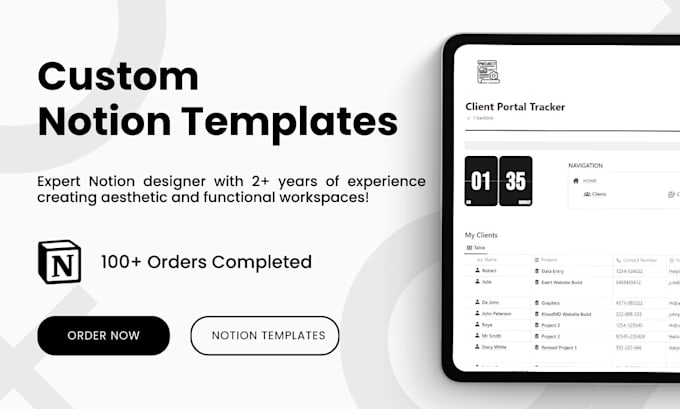 build custom notion templates to automate your workflow