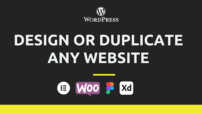 design or duplicate, or build a wordpress website