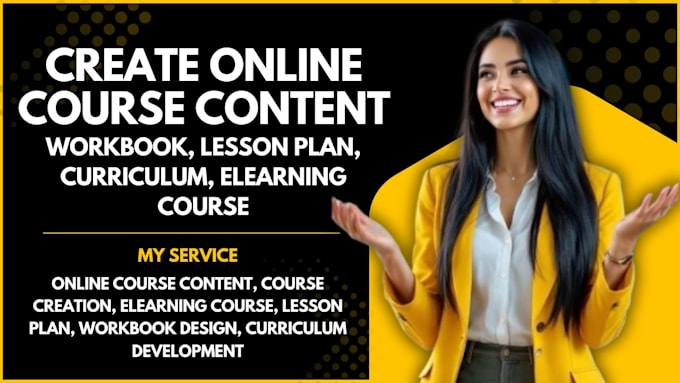 Curriculum Course Lesson Create online course content, workbook, lesson plan, curriculum ...