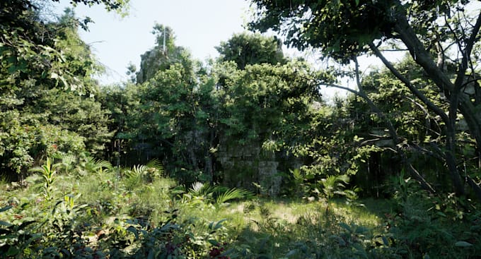 dreate 3d game environment open world map unity unreal engine level design asset