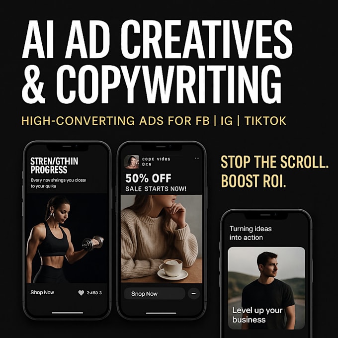 create high converting ai ad creatives and copywriting for your brand