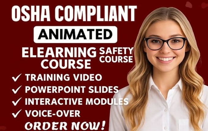 Create animated elearning course video script osha compliant safety ...