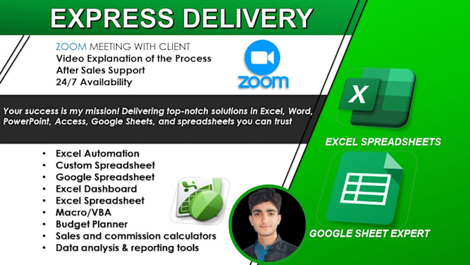 create custom excel spreadsheet, google sheets, automation, vba, macro, formulas