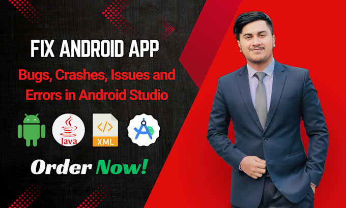 debug and fix android app bugs, crashes, and errors in android studio