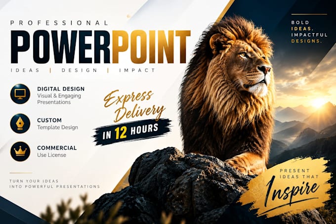 do clean and redesign business powerpoint slides