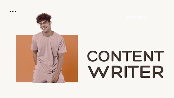 write SEO website content, blog posts, and creative copywriting