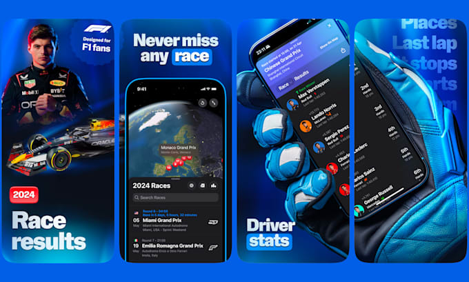 design app screenshots for app store and play store