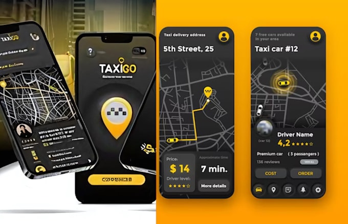 do custom uber booking app, indrive clone, taxi app for ride hailing