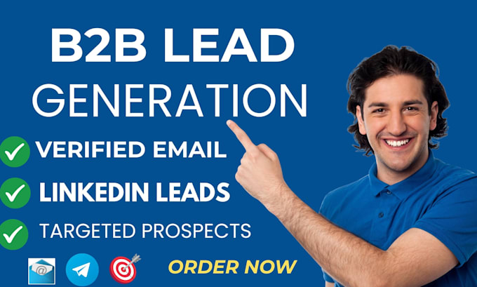 do targeted b2b lead generation linkedin leads and email list