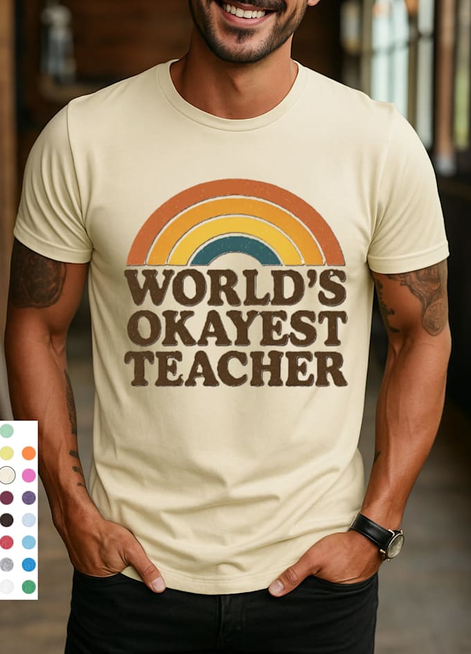 create custom t shirt, mug, pillow, candle labels and pod designs for print