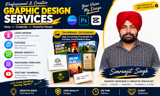 design posters branding and digital graphics