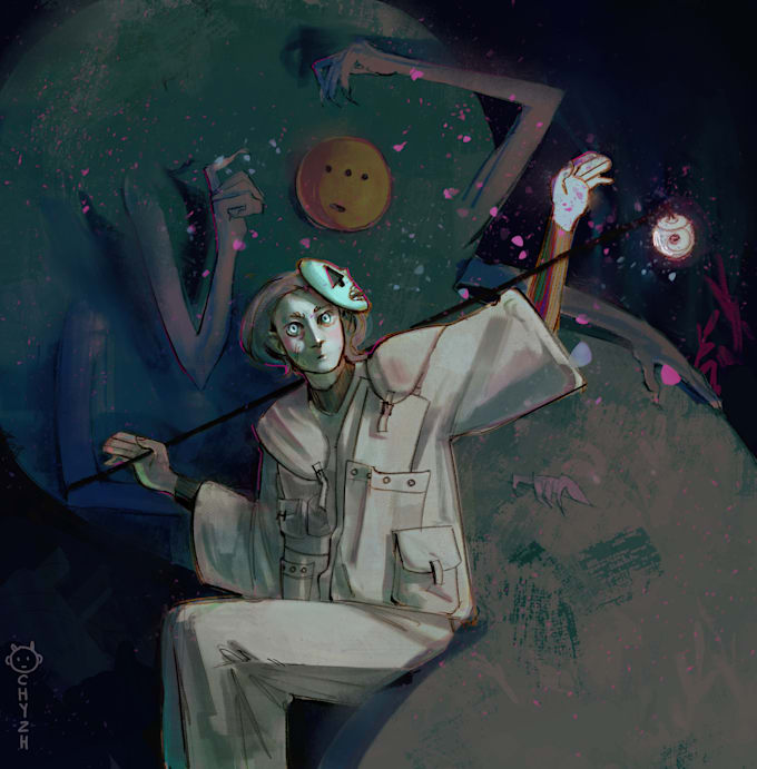 create original concept art for you