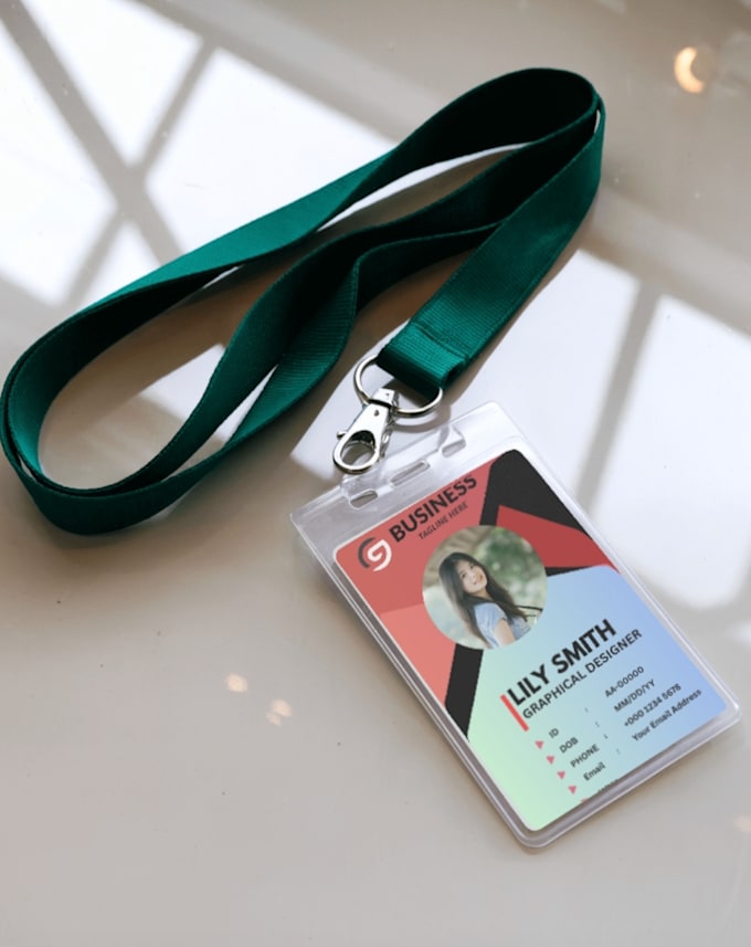 design modern identification cards