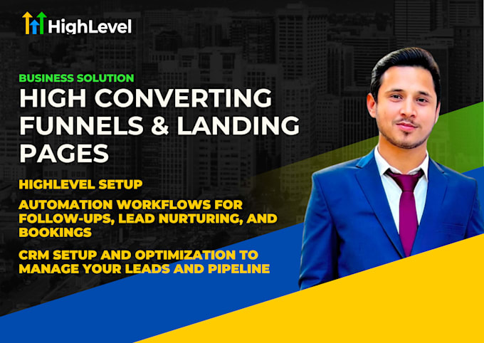be your gohighlevel expert for funnels, CRM and automations