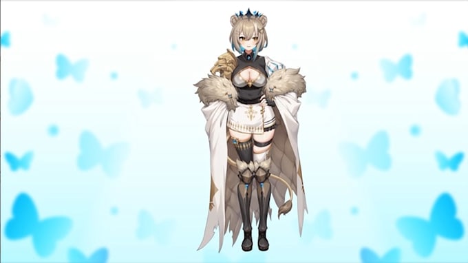 create a custom 2d 3d vtuber model with full rigging, vrm, and streaming setup