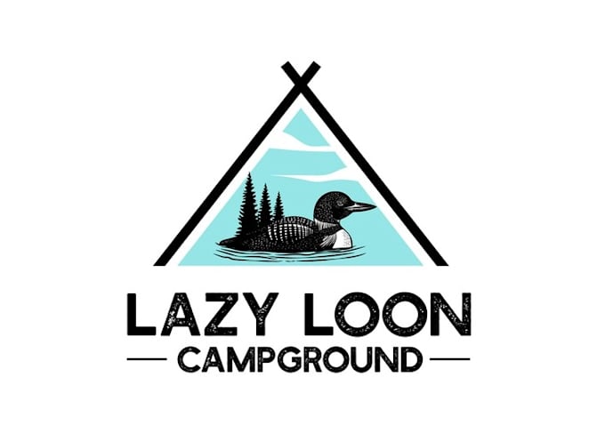 design amazing super campground logo
