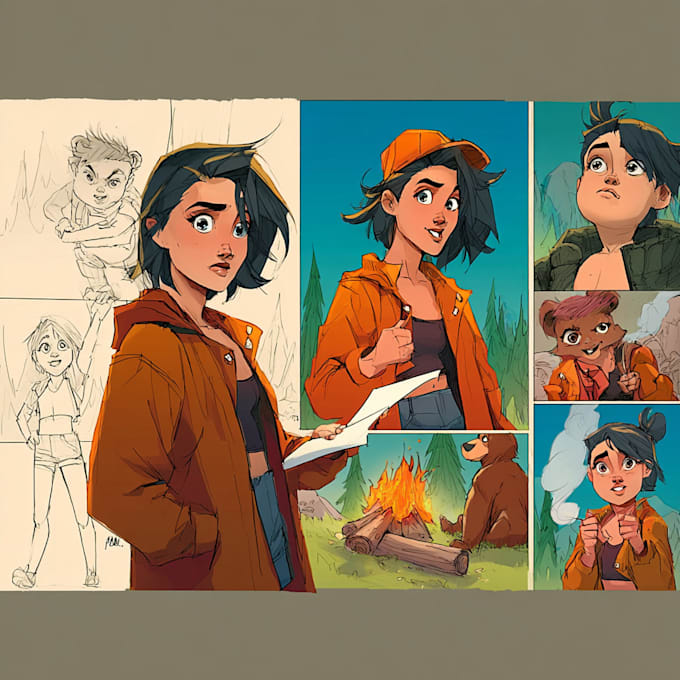 create unique anime comic art with dynamic storytelling