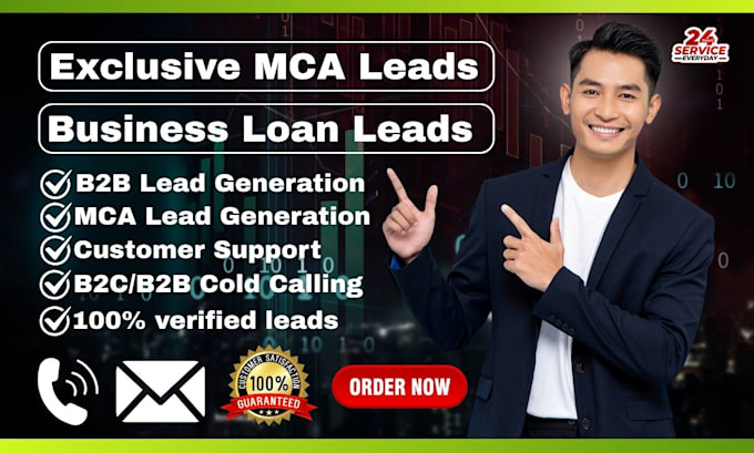 provide exclusive mca leads, business loan leads