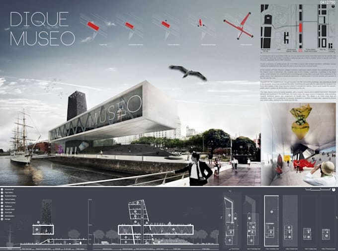 create competition winning architecture presentation boards