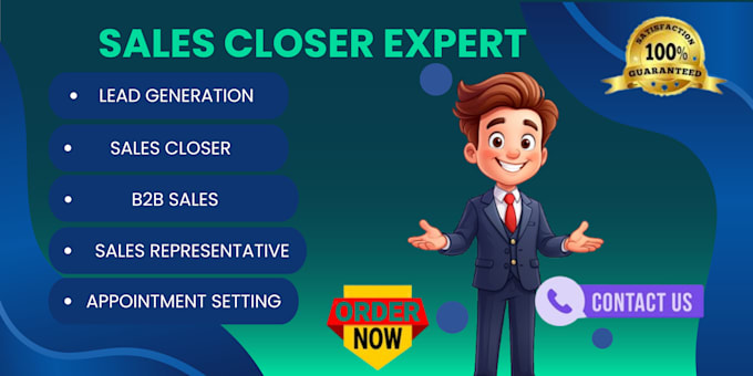 be your online sales closer and sales representative