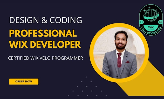 develop a professional wix website with custom velo code and databases