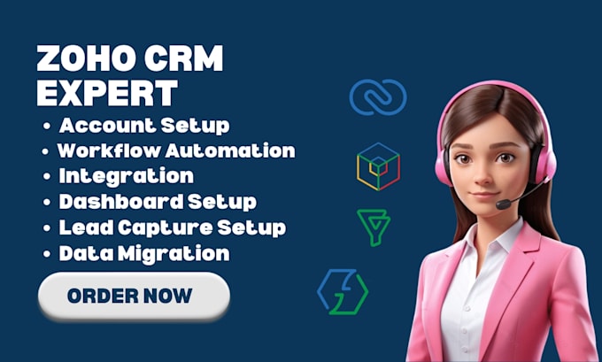 be your zoho crm expert, do zoho creator, zoho one, zoho integration, zoho form