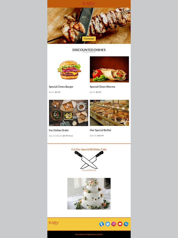 design an attractive and responsive email template