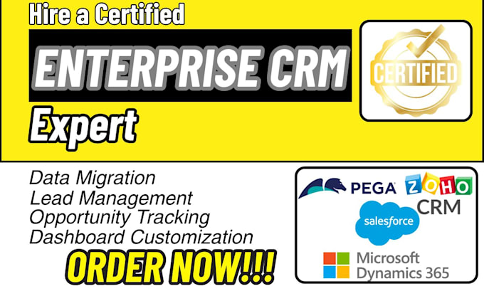 setup enterprise crm salesforce sales cloud microsoft dynamics 365 zoho crm pega