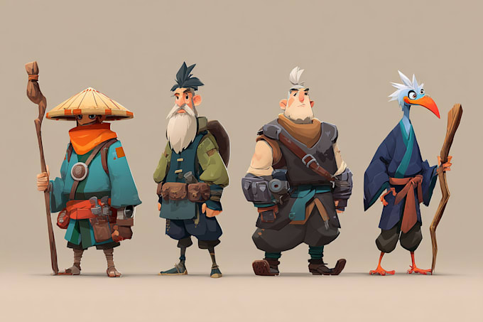 do 2d game characters and game assets