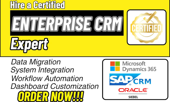 setup enterprise crm microsoft dynamics 365 oracle siebel crm sap service cloud