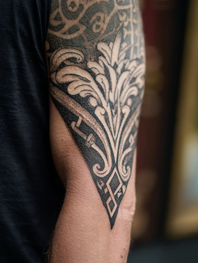 draw a unique and custom tattoo design