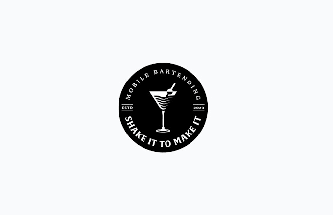 design unique mobile bar company logo