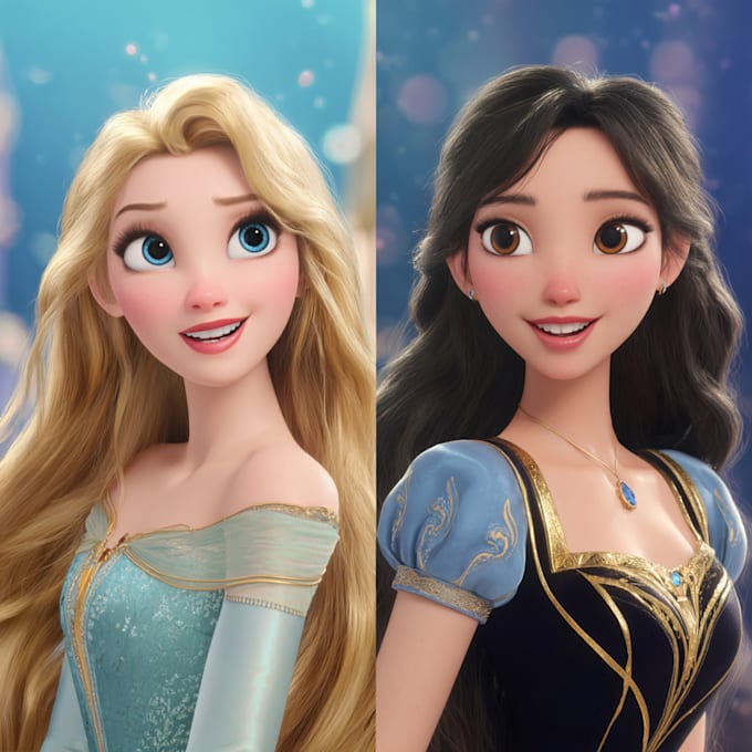 draw you as a disney princess