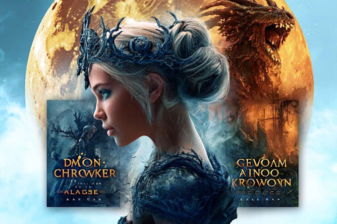 design fantasy, romance and sci fi book covers