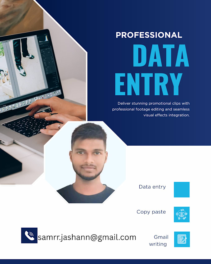 do accurate data entry excel and typing work