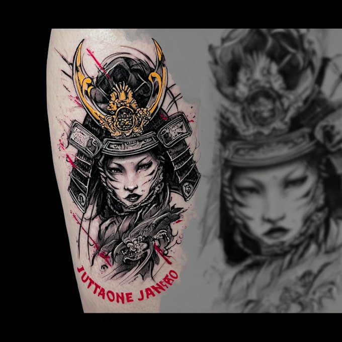 draw amazing japanese oriental tattoo