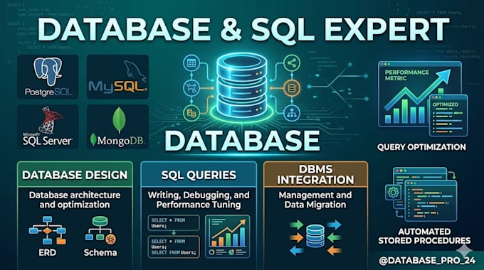 design and optimize sql database and queries