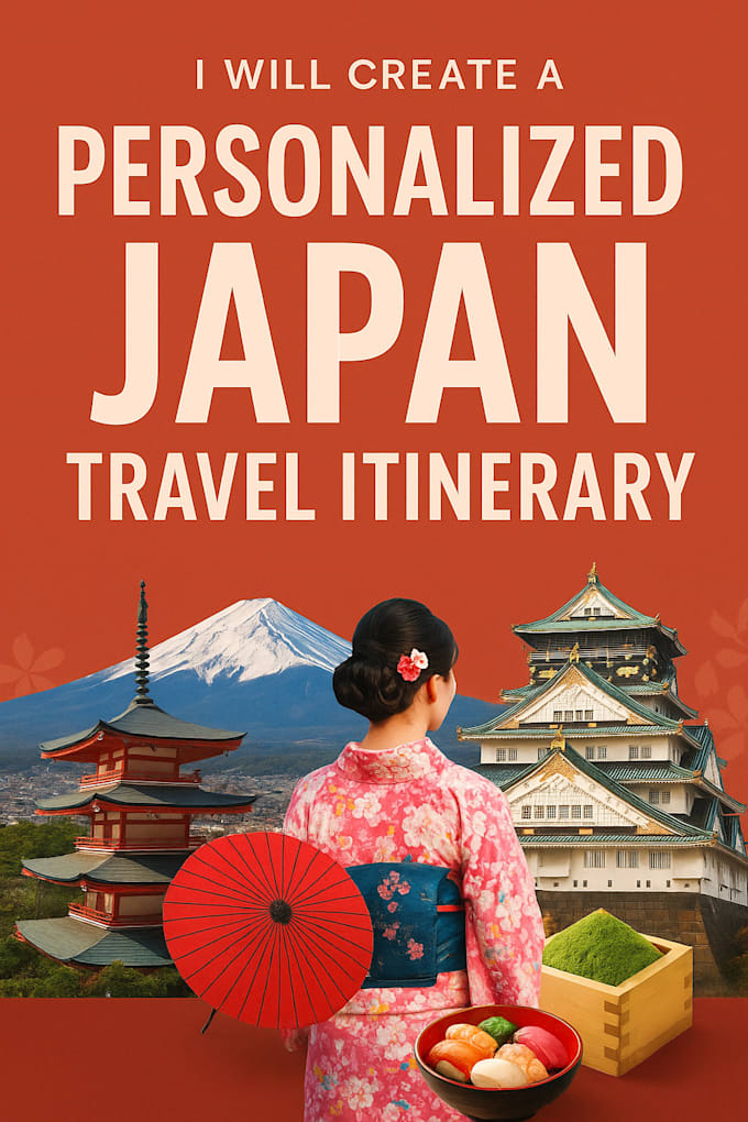 create a personalized japan travel itinerary and trip plan