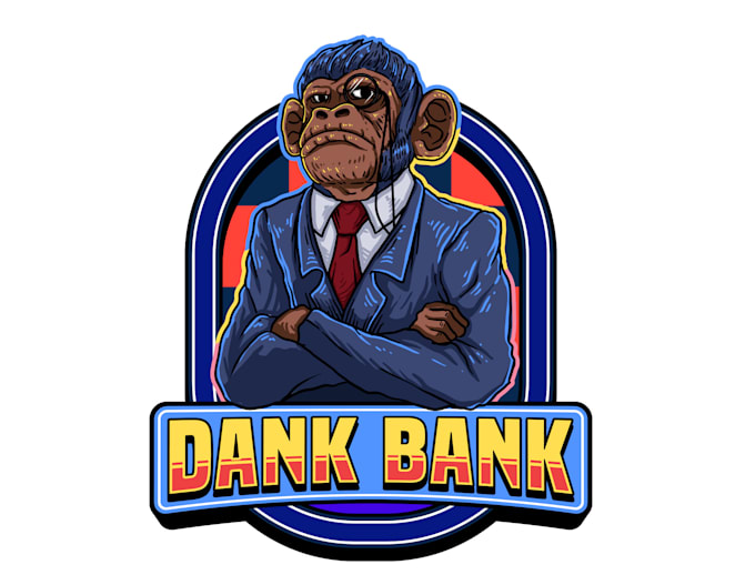 create good looking bank logo with hand drawn style