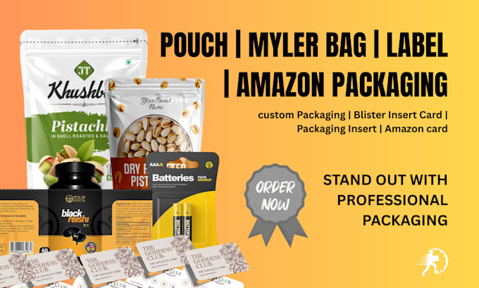 Do pouch label design packaging mylar bag blister insert card amazon ...