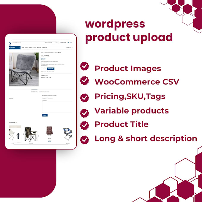upload woocommerce products, product listing, add products in wordpress